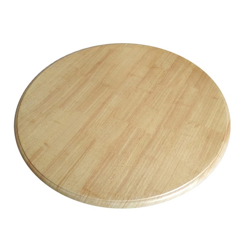 LKP Wood Lazy Susan 24-35 Inch Round Rotating Turntable Kitchen Dining Table Swivel Tray Tabletop Wooden Serving Plate Rotatable Display Serving Tray