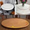 LKP Wood Lazy Susan 24-35 Inch Round Rotating Turntable Kitchen Dining Table Swivel Tray Tabletop Wooden Serving Plate Rotatable Display Serving Tray view 4