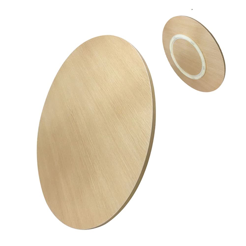 LKP Wood Rotating Turntable Dining Table Lazy Susan Serving Tray Round Revolving Serving Plate Kitchen Wooden Rotating Tray 20inch-35inch