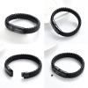zeqingjw Cremation Memorial Urn Bracelet Made of Genuine Leather, Stainless Steel Cremation Bangle Keepsake Urn Bracelet for Ashes view 4