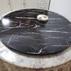 LKP Wood Rotating Turntable Dining Table Lazy Susan Serving Tray Round Revolving Serving Plate Kitchen Wooden Rotating Tray 20inch-35inch view 2