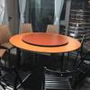 LKP Wood Rotating Turntable Dining Table Lazy Susan Serving Tray Round Revolving Serving Plate Kitchen Wooden Rotating Tray 20inch-35inch view 3