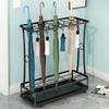 tonchean Metal Umbrella Holder Entryway with Removable Drip Tray,Umbrella Stand with 24 Hooks and 21-Slots,Umbrella Rack Storage for Indoor Outdoor Home Office Entryway(Black) view 1