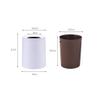Garbage Bin for Kitchen Trash Can Home Creative Living Room Bathroom Bedroom Kitchen 12L Plastic Coverless Wastebasket Storage Bin Garbage storage bucket Wastebasket Recycling Bin ( Color : Pink ) view 2