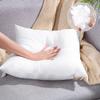 OTOSTAR Waterproof Throw Pillow Inserts 18x18 Inch, Set of 4 Water Resistant Square Form Cushion Stuffer for Garden, Bench, Patio - Decorative Outdoor Sofa Pillow Inserts White view 3