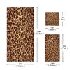 ALAZA Leopard Animal Print Vintage Soft 3 Piece Bath Towels Set for Bathroom Spa Hotel, 1 Bath Towel+ 1 Hand Towel+ 1 Washcloth view 3