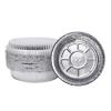 (240 Pack) Premium 8-Inch Round Foil Pans with Plastic Dome Lids l Heavy Duty l Disposable Aluminum Tin for Roasting, Baking, or Cooking view 1