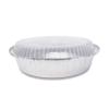 (240 Pack) Premium 8-Inch Round Foil Pans with Plastic Dome Lids l Heavy Duty l Disposable Aluminum Tin for Roasting, Baking, or Cooking view 2