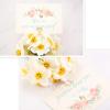 Ferraycle 40 Pcs Floral Card Holder Picks 13'' Metal Flower Gift Place Card Stick Circle Swirl Round Photo Holder Sticks for Bouquets Name Number Picture Wedding Centerpieces Birthday Party view 4