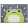Ankah Bath Mat Cute Shower Rug, Luxury Shaggy High Absorbent and Anti Slip, Machine Washable Fit for Bathtub, Shower and Bathroom, 19.68" x 31.49", Little Frog view 1