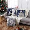 CAROMIO Christmas Decorations Pillow Covers 18x18 Set of 4,Farmhouse Christmas Decor for Home,Tree Deer Snowflakes Rustic Xmas Pillow Case Winter Holiday Decorations Throw Cushion Case for Home Couch view 4