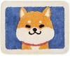 Ankah Dog Series Bath Rug, Cute Shiba and Corgi Animal Collection, Soft Shaggy Plush, Non-Slip, Highly Absorbent, Machine Washable Carpet for Bathroom Decor, Shower Use, 19.7" x 31.5", Akita view 1
