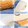 Ankah Dog Series Bath Rug, Cute Shiba and Corgi Animal Collection, Soft Shaggy Plush, Non-Slip, Highly Absorbent, Machine Washable Carpet for Bathroom Decor, Shower Use, 19.7" x 31.5", Akita view 3