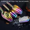 Stainless Steel Ice Scooper, Ice Flour Utility Scoop Round Bottom for Home Bar(#2) view 4
