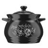 1Pc Ceramic Stew Pot Wear-resistant Multipurpose Cooking Pot with Handles Heat-resistant Cover for People Beautiful Design for Kitchen Use view 1