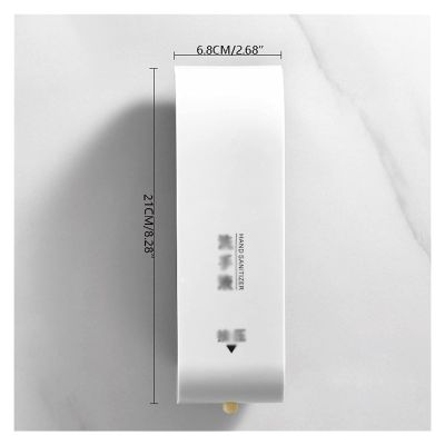 BDPP Adhesive Soap Dispenser Wall Mounted Manual Soap Dispenser Bathroom Shower Gel Liquid Shampoo Dispenser Holder (Color : White, Size : Single Head)