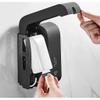 BDPP Adhesive Soap Dispenser Wall Mounted Manual Soap Dispenser Bathroom Shower Gel Liquid Shampoo Dispenser Holder (Color : White, Size : Single Head) view 4