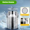 30L Stainless Steel Milk Can Heavy Duty Milk Jug Milk Transport Can Jug Milk Bucket Wine Pail Bucket Bottle for Milk and Wine Liquid Storage (8 US gallons) view 4