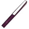 DUO ER Wood Handle Fabric Folding Hand Fan 13-inch Length Whtie view 2