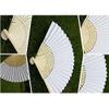 DUO ER 30pcs Folding Paper Hand Fan Custom Halloween Ladies Baby Shower Wedding Favors Gift Birthday Party Decoration view 4