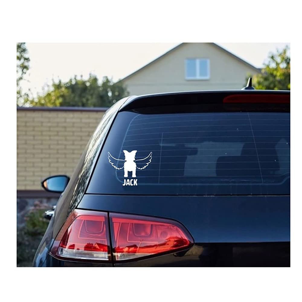 Personalized in Memory of Border Collie Dog Decal Sticker