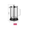 XIXIDIAN French Coffee Press, Household Brewing Follicle Milk Filter, Glass Hand Brewed Coffee Pot, Easy Clean 34oz (1 Litre) view 2