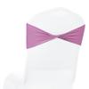 MDS Pack of 50 Spandex Chair Sashes Without Slider Buckles Dusty Pink view 1