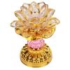 POCREATION LED Buddhist Lamp, 7 Color Changing Temple Light, ABS Buddhist Supplies, LED Flower Lamp, Decoration Lighting, with Power Adapter US 100240V view 2