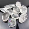 Natural Crystals Clear Quartz Tumbled Stones for feng Shui 10pcs 20-25mm view 1