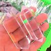 1pc Natural Double terminated Crystal Wand Polyhedron Clear Quartz Crystal Points for feng Shui 60-70mm view 4