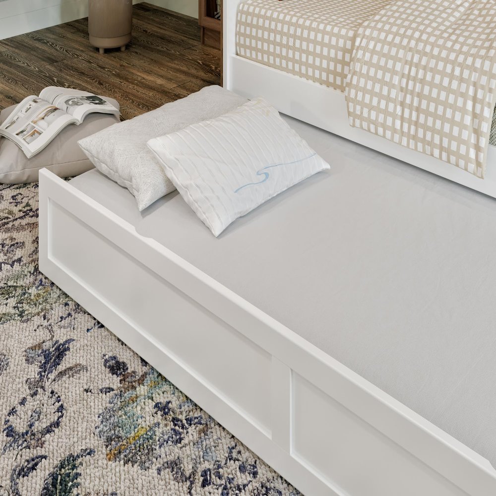 AFI, Trundle Bed Twin XL, White