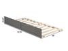 AFI, Trundle Bed, Twin, Grey view 2