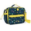 Bentgo Kids Lunch Bag - Durable, Double-Insulated Lunch Bag for Kids 3+; Holds Lunch Box, Water Bottle, & Snacks; Easy-Clean Water-Resistant Fabric & Multiple Zippered Pockets (Space) view 1
