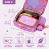 Bentgo Kids Lunch Bag - Durable, Double-Insulated Lunch Bag for Kids 3+; Holds Lunch Box, Water Bottle, & Snacks; Easy-Clean Water-Resistant Fabric & Multiple Zippered Pockets (Fairies) view 3
