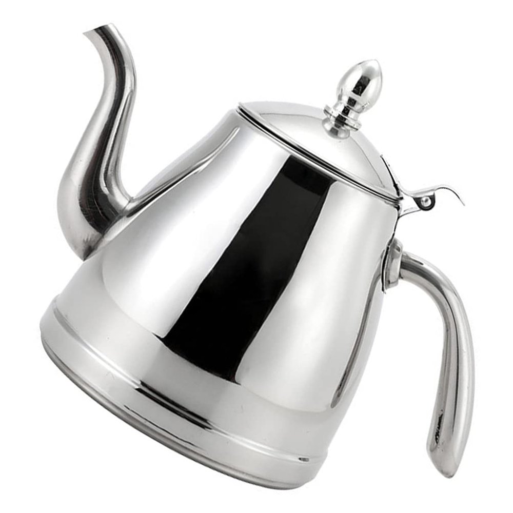 1pc Stainless Steel Teakettle for Induction Cookers Spout Design for Easy Pouring Capacity for Boiling Water Making Tea