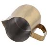 20 oz Milk Frothing Pitcher 304 Stainless Steel Latte Art Pitcher, Matte Gold Finish, Barista Frothing Pitcher for Cappuccino, Espresso & Latte view 3