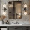 ANDY STAR Wall Mirror for Bathroom, 20x28Brushed Bronze Bathroom Mirror, Rounded Rectangle Mirror in Premium Stainless Steel Metal Frame Hangs Horizontal Or Vertical view 1