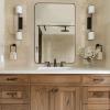 ANDY STAR Wall Mirror for Bathroom, 20x28Brushed Bronze Bathroom Mirror, Rounded Rectangle Mirror in Premium Stainless Steel Metal Frame Hangs Horizontal Or Vertical view 2