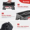 ACSTEP 13" Folding Step Stool- Holds up to 300Lb,The Lightweight Non-Slip Upgrade Collapsible Stepping Stool is Sturdy Enough to Support Adults and Safe Enough for Kids(Grey,1 Pack) view 2
