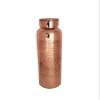 Gavya International Pure Etching 34oz Copper Water Bottle for Drinking Large Handcrafted Ayurvedic Copper Water Bottle, Leak Proof Lid Smooth Finish Vessel 1 Litre view 2