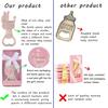 24pcs Bottle Openers for Baby Shower Favors, Bridal Baby Shower Decorations Souvenirs, Poppin Bottles Openers with Exquisite Gifts Box Used for Baby Party (Pink-Baby Carriage, 24) view 3