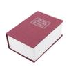 GOMYIE Dictionary Shaped Cash Money Saving Box Piggy Bank with Key Lock Hidden Security Case,Red view 1