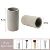2 Pack Toothbrush Holder Set Diatomite Toothbrush Cup, Water Absorption Fast Drying Bathroom Toothbrush Organizer for Electric Toothbrush Toothpaste Razor Makeup Brush (Light Grey) view 3