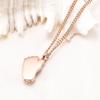 Yinplsmemory Cremation Jewelry Feet Urn Necklace for Ashes for Women Men Ashes Locket Pendant Memorial Jewelry view 3