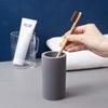 2 Pack Toothbrush Holder Cup for Bathroom Diatomite, Water Absorption Fast Drying Toothbrush Bathroom Accessories for Electric Toothbrush Toothpaste Razor Makeup Brush (Dark Grey) view 2