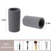 2 Pack Toothbrush Holder Cup for Bathroom Diatomite, Water Absorption Fast Drying Toothbrush Bathroom Accessories for Electric Toothbrush Toothpaste Razor Makeup Brush (Dark Grey) view 3