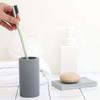 2 Pack Toothbrush Holder Cup for Bathroom Diatomite, Water Absorption Fast Drying Toothbrush Bathroom Accessories for Electric Toothbrush Toothpaste Razor Makeup Brush (Dark Grey) view 4