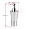 BDPP Soap Dispenser Stainless Steel Shampoo Shower Gel Soap Dispenser Emulsion Creative Push Soap Dispenser Kitchen Bathroom (Color : Chrome) view 2
