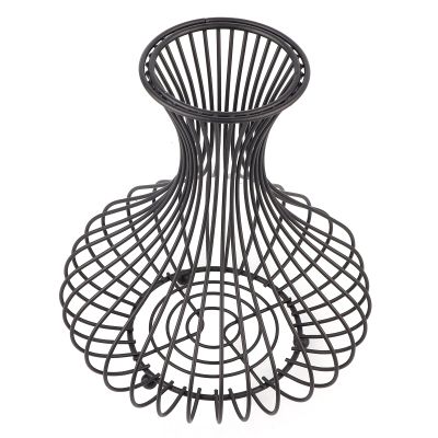 Alvinlite Wine Cork Holder Display Cork Stopper Storage Wine Bottle Barrel Iron Cork Collector Container Basket