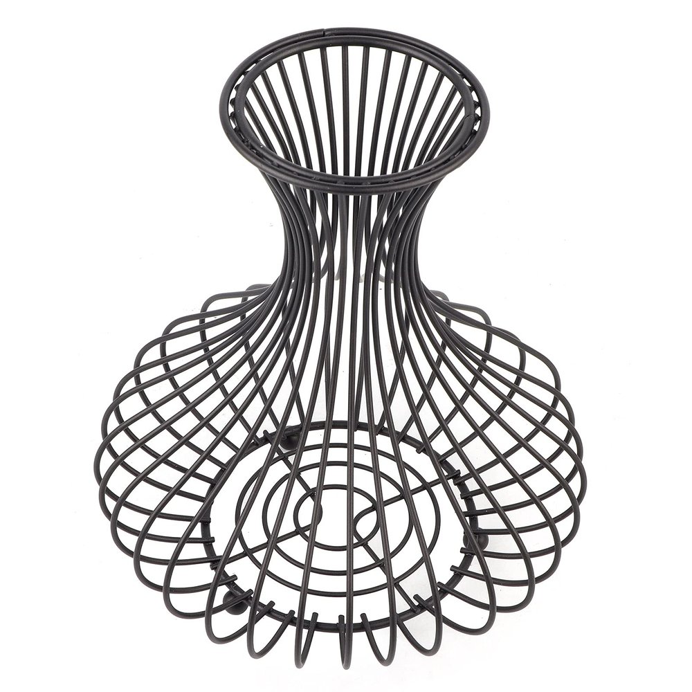 Alvinlite Wine Cork Holder Display Cork Stopper Storage Wine Bottle Barrel Iron Cork Collector Container Basket